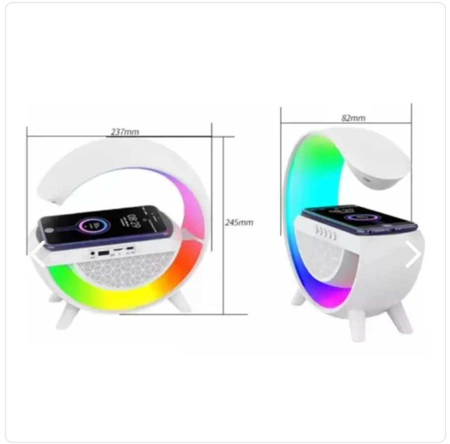 Lampara RGB con Altavoces y Cargador S/R